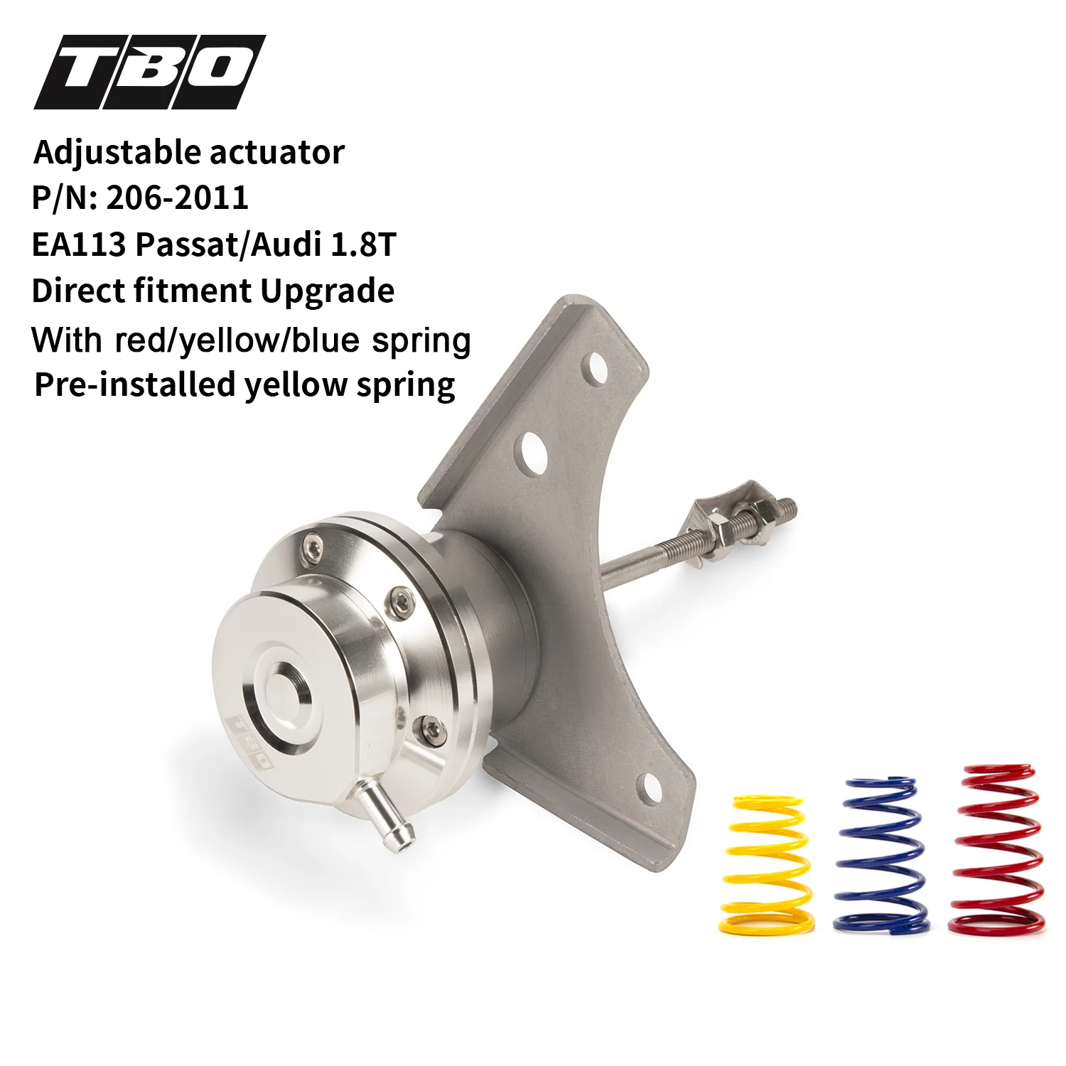 Turbo Wastegate Adjustable Actuator for EA113 Passat/Audi 1.8T（Selectable Spring:Red,White）