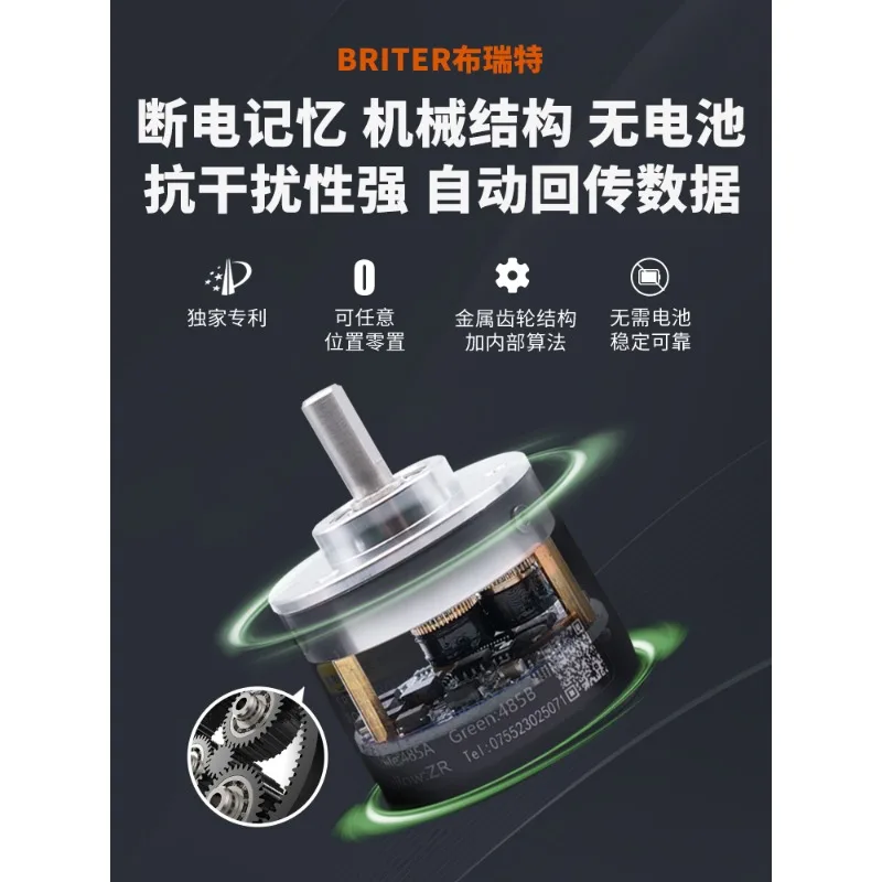 multi-turn rotation angle sensor high precision 485 SSI   Briter  single-turn absolute encoder speed measurement