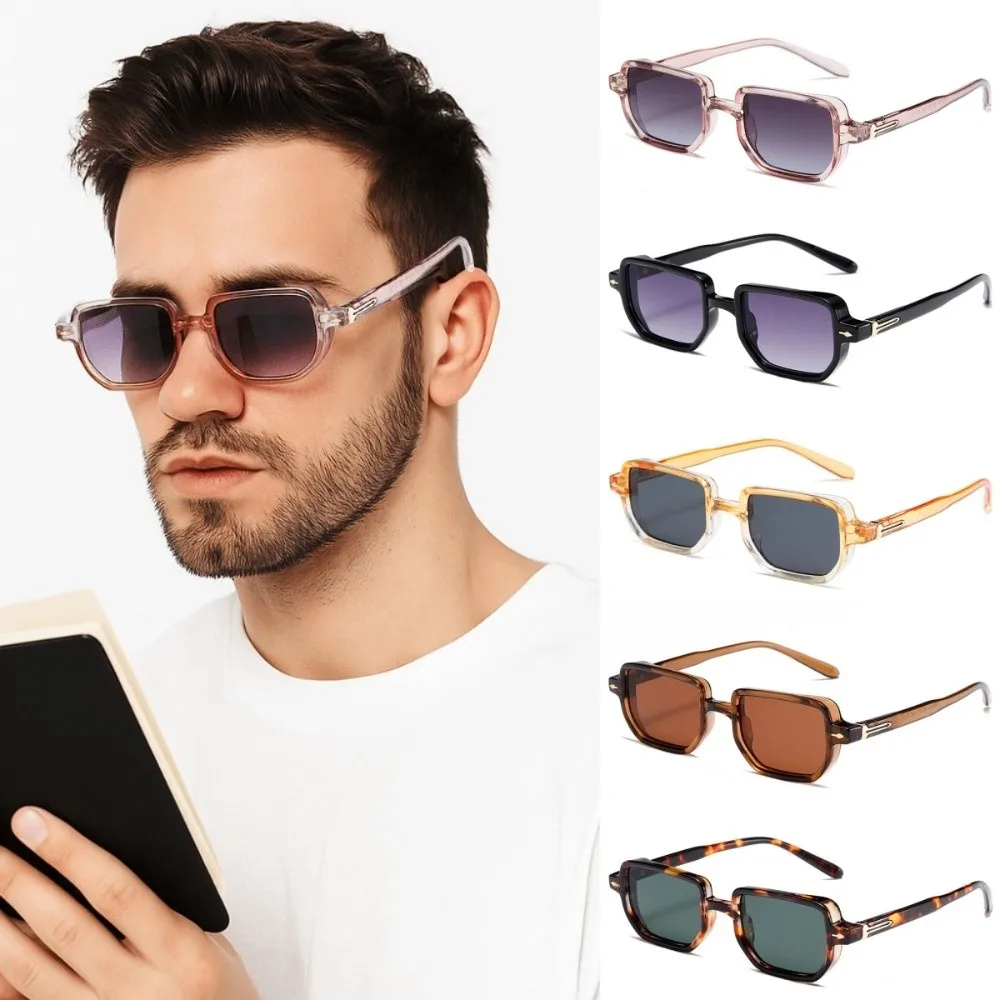 

Trend Small Frame Square Frame Glasses Multicolor Punk Sun Glasses Fashion Lightweight UV400 Eyewear Business