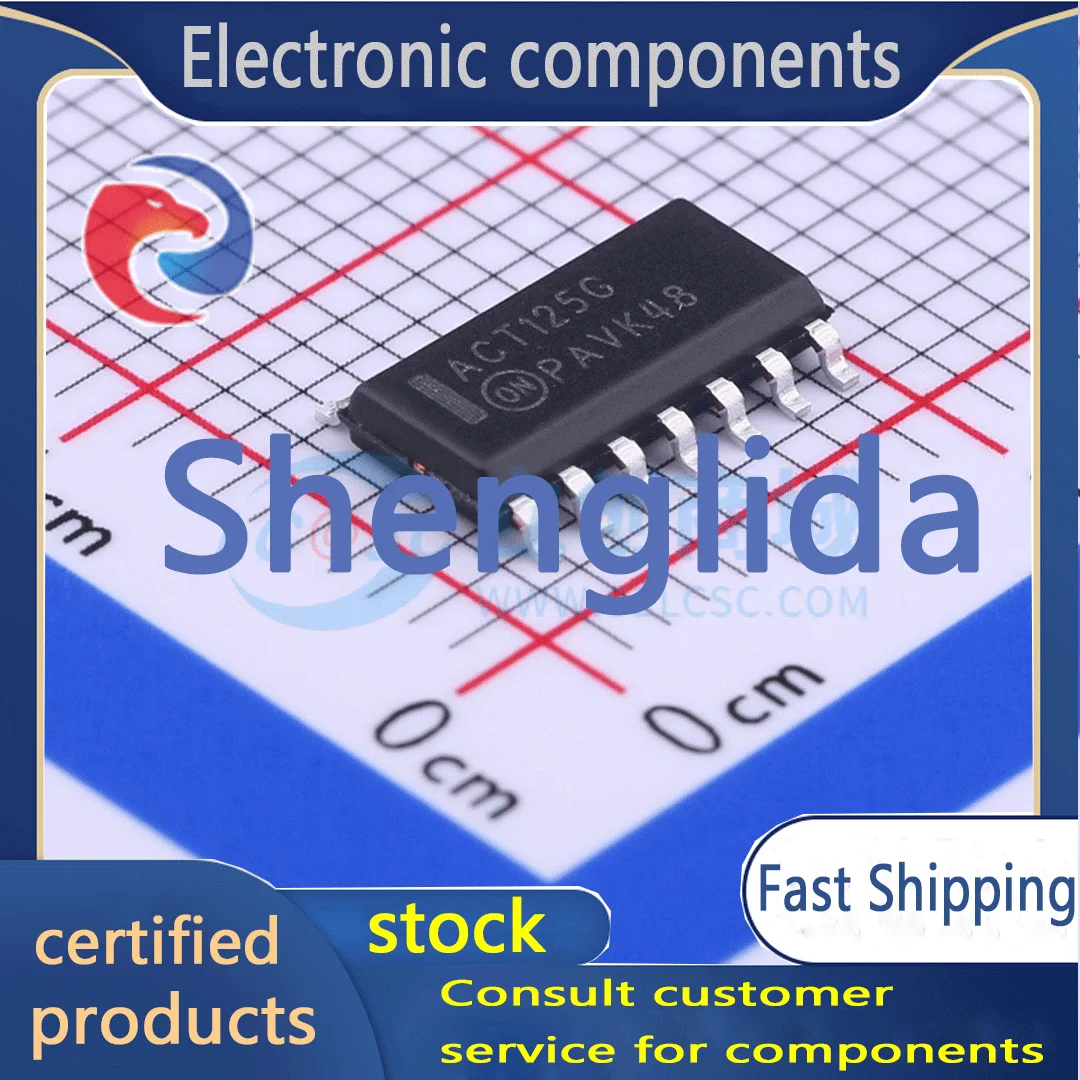 MC74ACT125DR2G package SOIC-14_ 150mil buffer/driver brand new stock 1PCS