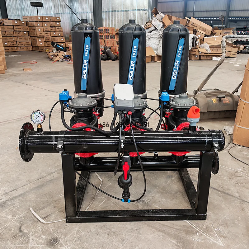 Agricultural Watering Irrigation Automatic Disc  Filtration System Self-Clean Filter Suitable for Agricultural Drip Irrigation