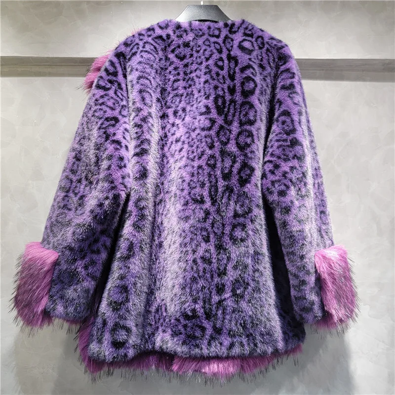 [ZOCI] Atmospheric, Warm, Versatile, Women's Mid To Long Style, Faux Fur, Environmentally Friendly Fur Coat,