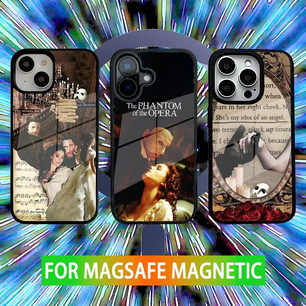

The Phantom of the Opera Phone Case For iPhone 16,15,14,13,12,11,Pro,Max,Plus,Mini,SE New Magsafe Magnetic Wireless Charging
