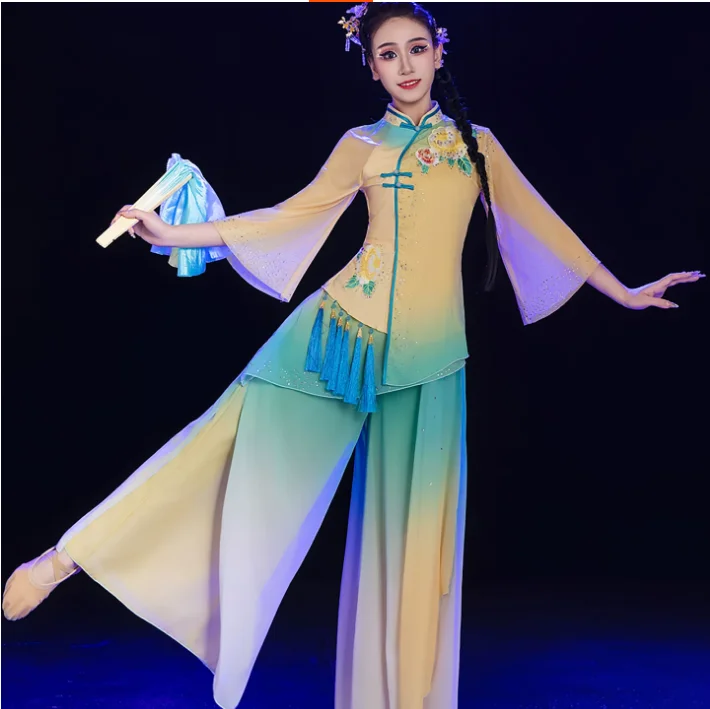 costumes-de-yangko-de-style-chinois-costumes-de-danse-classique-avec-eventail-costumes-de-spectacle-de-danse-classique