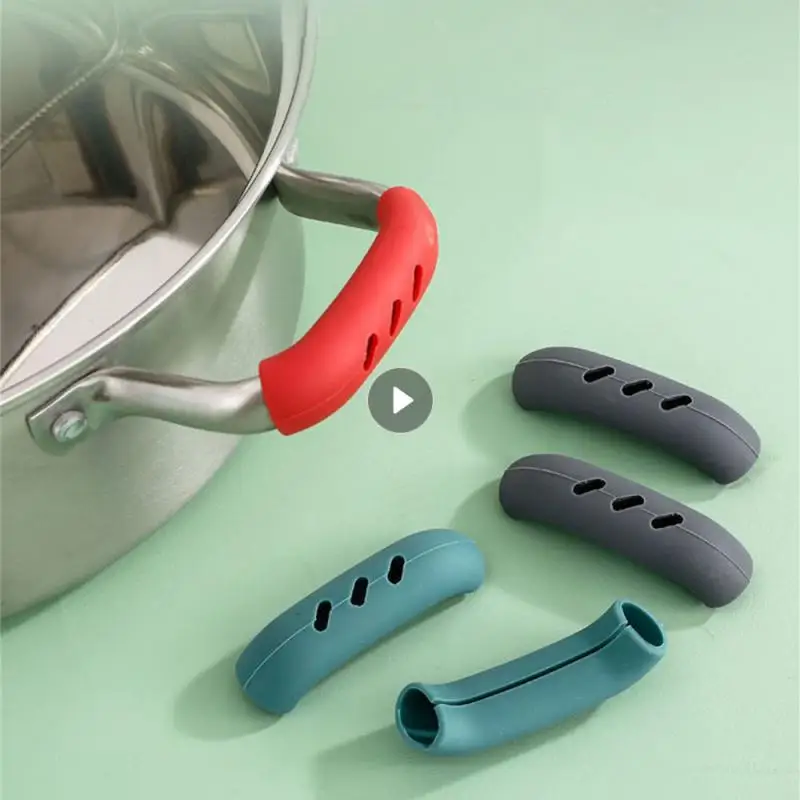 Silicone Handle Cover Not Easily Deformed Soft And Comfortable Silicone Cookware/drinkware/tableware/accessories Fit Firmly