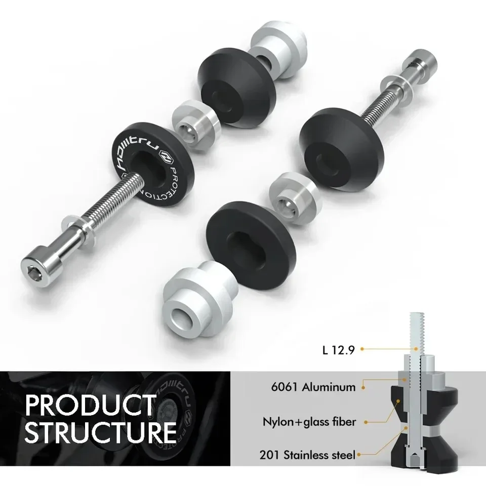 Paddock Stand Bobine Foro per vite abbinato Per kawasaki Z H2 SE Performance 2020-2023 accessori moto per la protezione