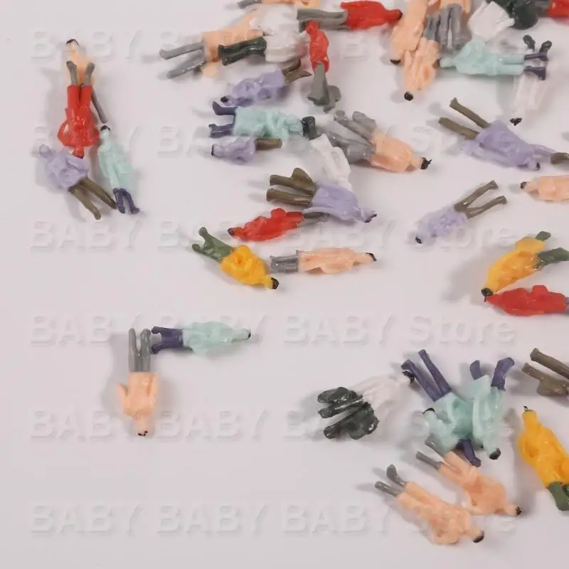 Q81a Modelo minúsculo Modelo pintado Figuras resina infantil brinquedos feita para presente criativo para crianças
