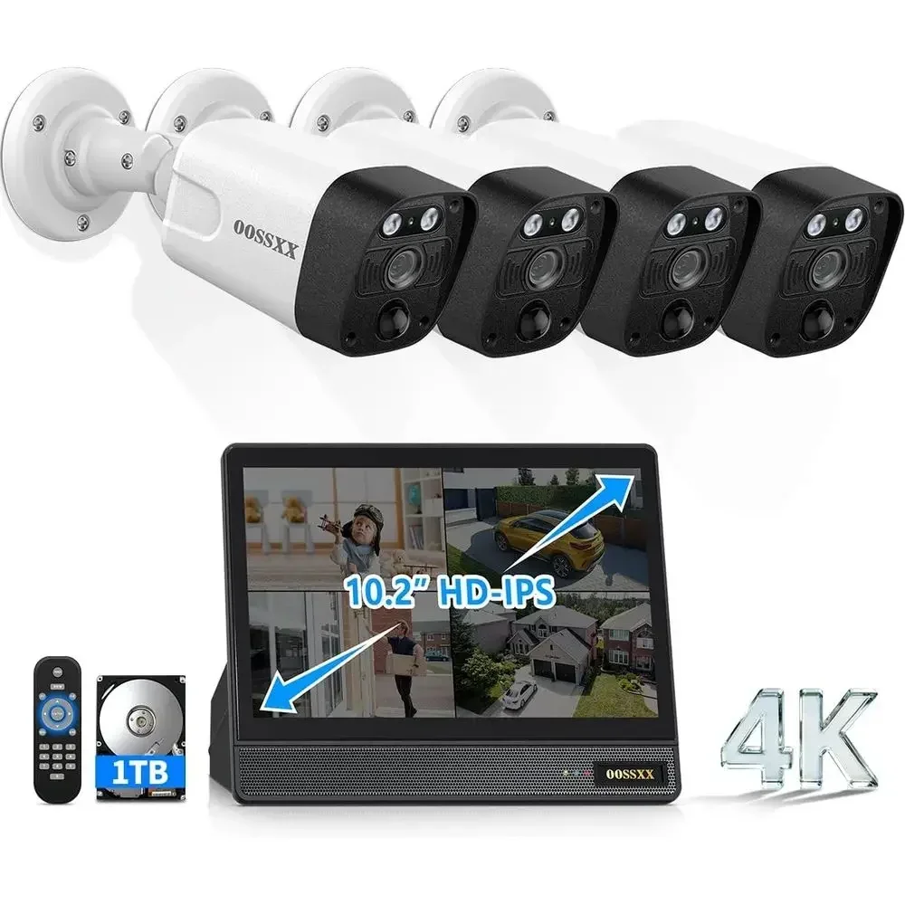 (2026 New) 4K PoE Security Camera System Outdoor