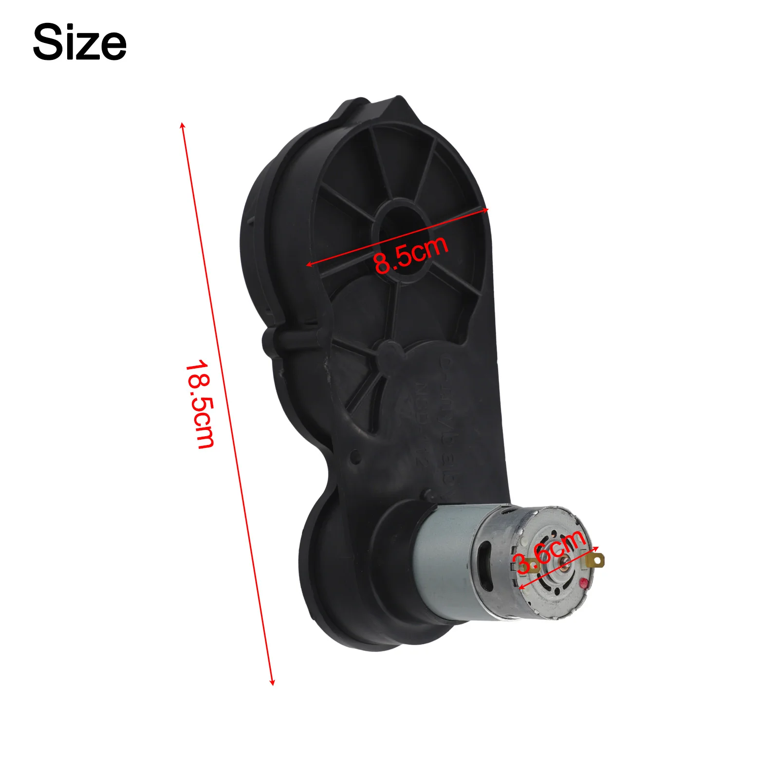 12V RS570 15000RPM ​ ​ 어린이 전동 장난감 자동차 메탈 기어 모터 기어박스 어린이 탑승 장난감용