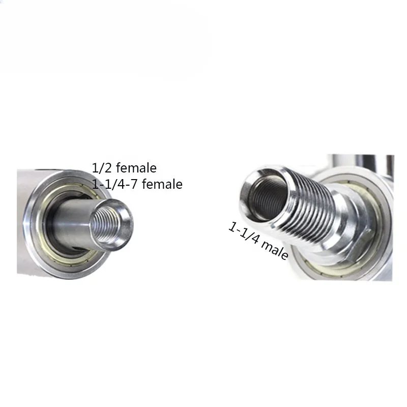 top seller 1/2 Female  1-1/4-7 Male connect drill machine and core bits  adapter swivel  for dust collecting