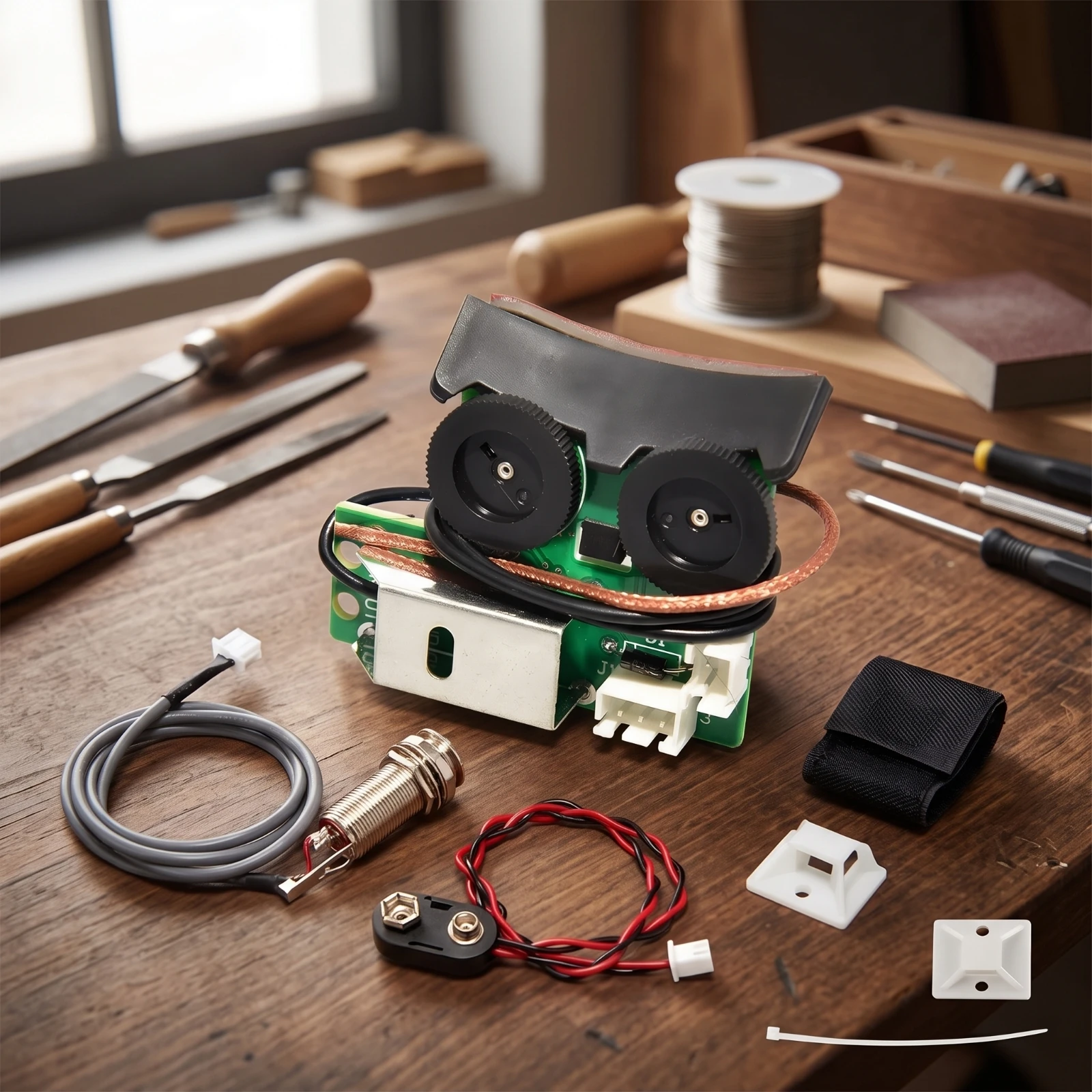 Active Endpin Preamp Pickup Onboard Guitar Pickup with Preamp Compact Concealed for Guitarists, Instrument Repair