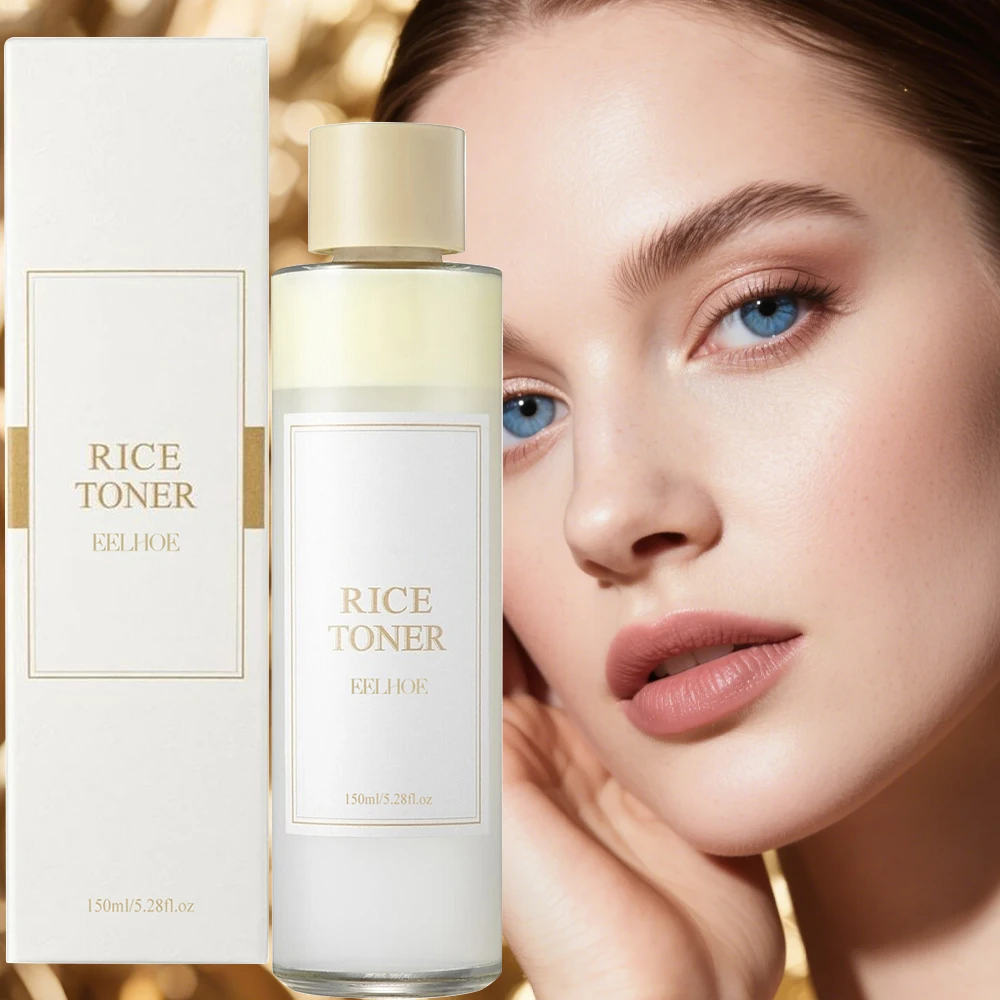 150ml Rice Toner Moisturizing Firming Repairs Damaged Skin Oil Control Tighter Soothing Brightening Pore Shrinking Skin Care