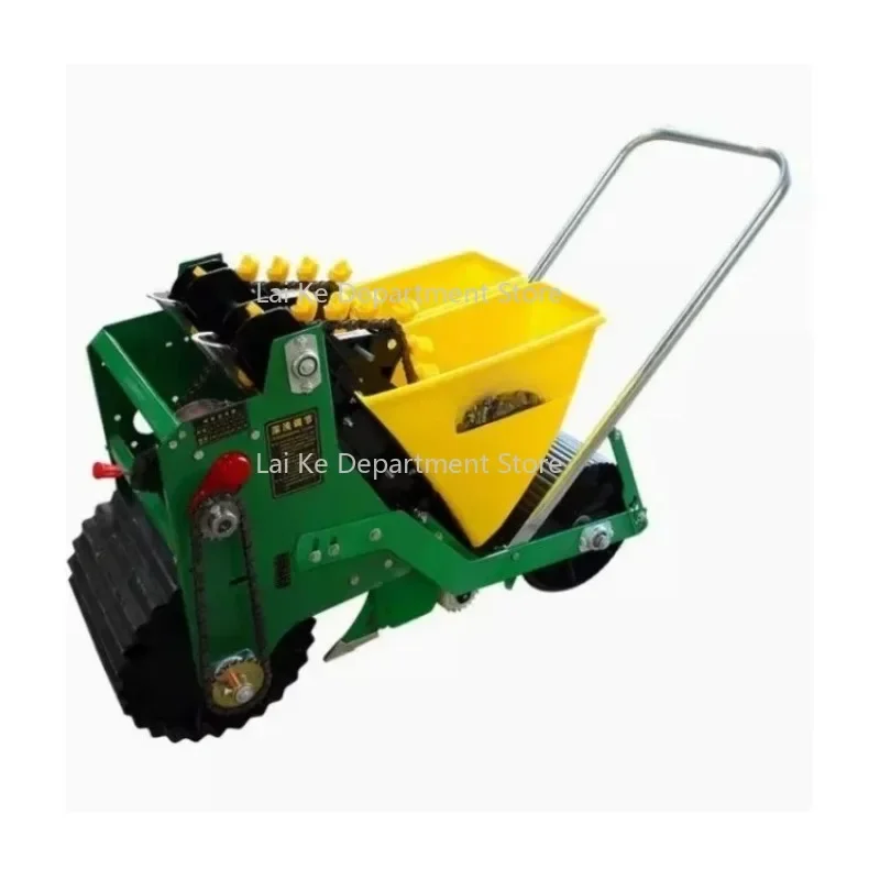 New 1 Row Garlic And Potato Planter Seeders for Home Garden Hand Operated Tool