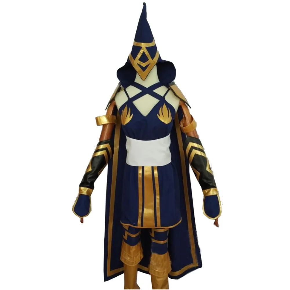 

2025 Hot Game LOL Ashe Cosplay Costume Red Riding Uniform Clothes Cosplay Costume set