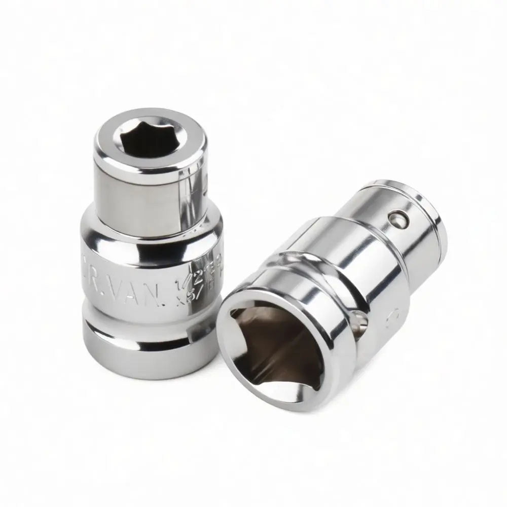 Impact Socket Adapter Converter Hex Shank To Square Drive Power Tool Accessory Hardware Drill Bit Holder For Wrench