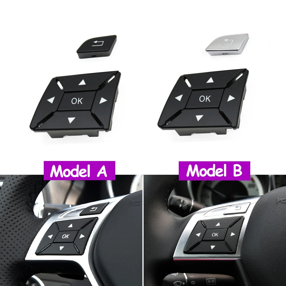 Car Left Right Steering Wheel Switch Buttons For BENZ C GLK E CLA GLA B CLS SLK SLC C204 GLK204 W207 W212 W246 W156 W218 W172