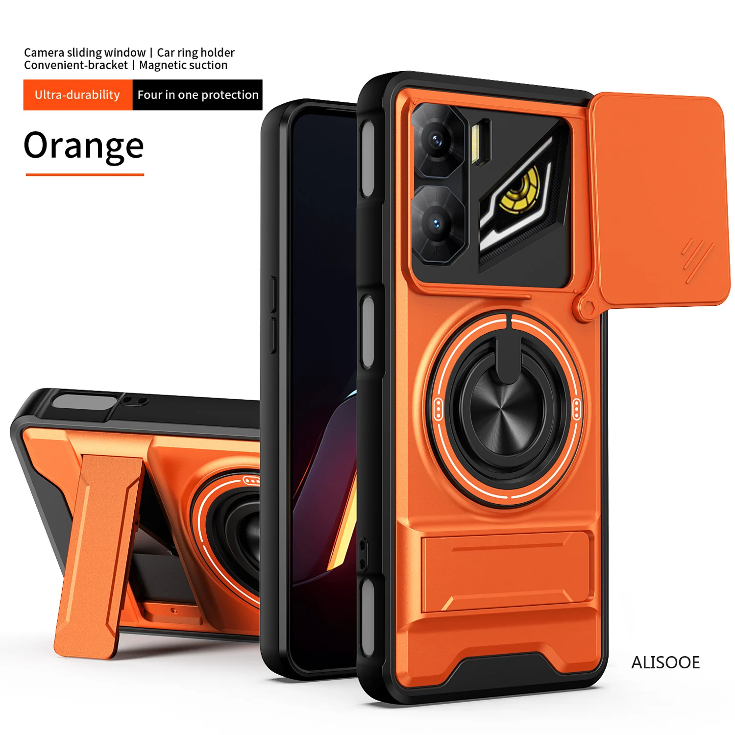 Funda für Nubia Neo 3 5G Fall Drehbare Rutsche Kamera Schutz Ring Stehen Stoßfest Abdeckung Capa Funda – Detail 19