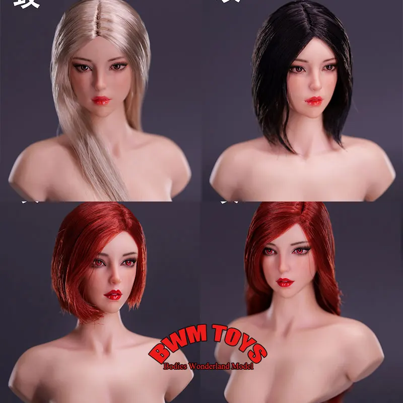 

В наличии YMTOYS YMT084, масштаб 1/6, голова азиатской девушки-солдата Мэй для 12-дюймовой фигурки PH с светлой кожей