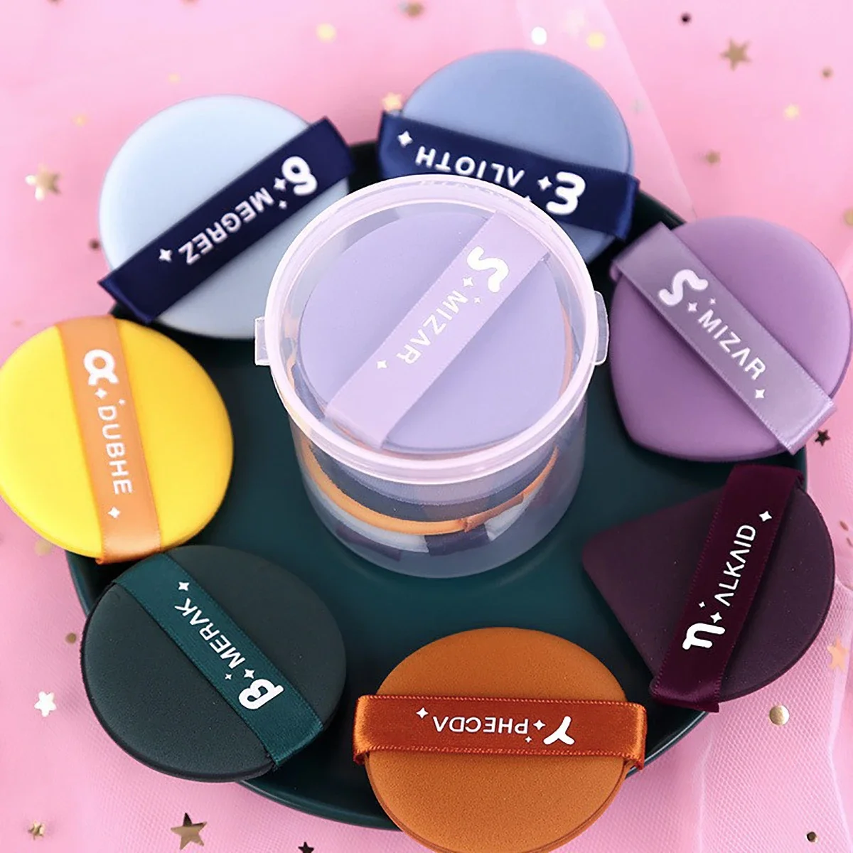 7pcs Combination Set Makeup Puff  Wet And Dry Use For Foundation Powder Puffs Not Eat Powder Makeup Puff Makeup Tools Accessorie