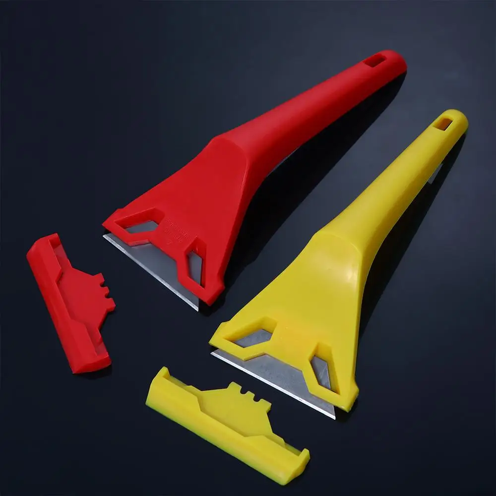 Portable Wide Application Hand Tools Long Handle Beauty Seam Glass Scraper Cleaning Shovel Plaster Trowel Scraper Tool