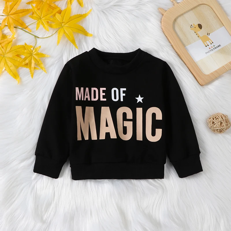 Mommy and Me Matching Hoodies Letter Print Crew Neck Pullovers Long Sleeve Sweatshirts Tops Family Matching Outfits Clothes for