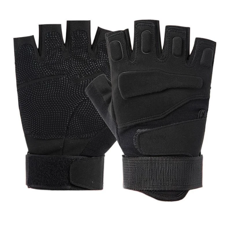 1Pair Outdoor Sports All Finger Gloves For Men Sturdy Breathable Protective Tactical Gloves Anti Slip Cycling Gloves