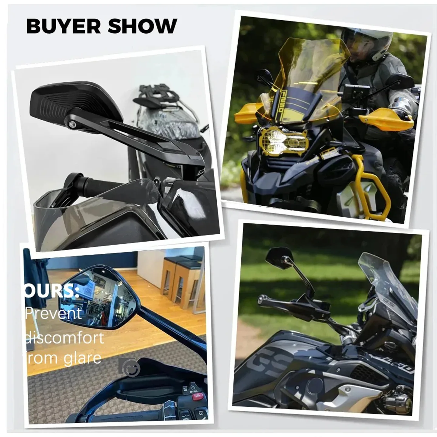 Specchietto retrovisore per R1300GS R1250GS ADV S1000XR F900R/XR F850GS F650GS ​   F700GS ​   Specchietti retrovisori laterali per G310GS R1200GS R1250 R/RS