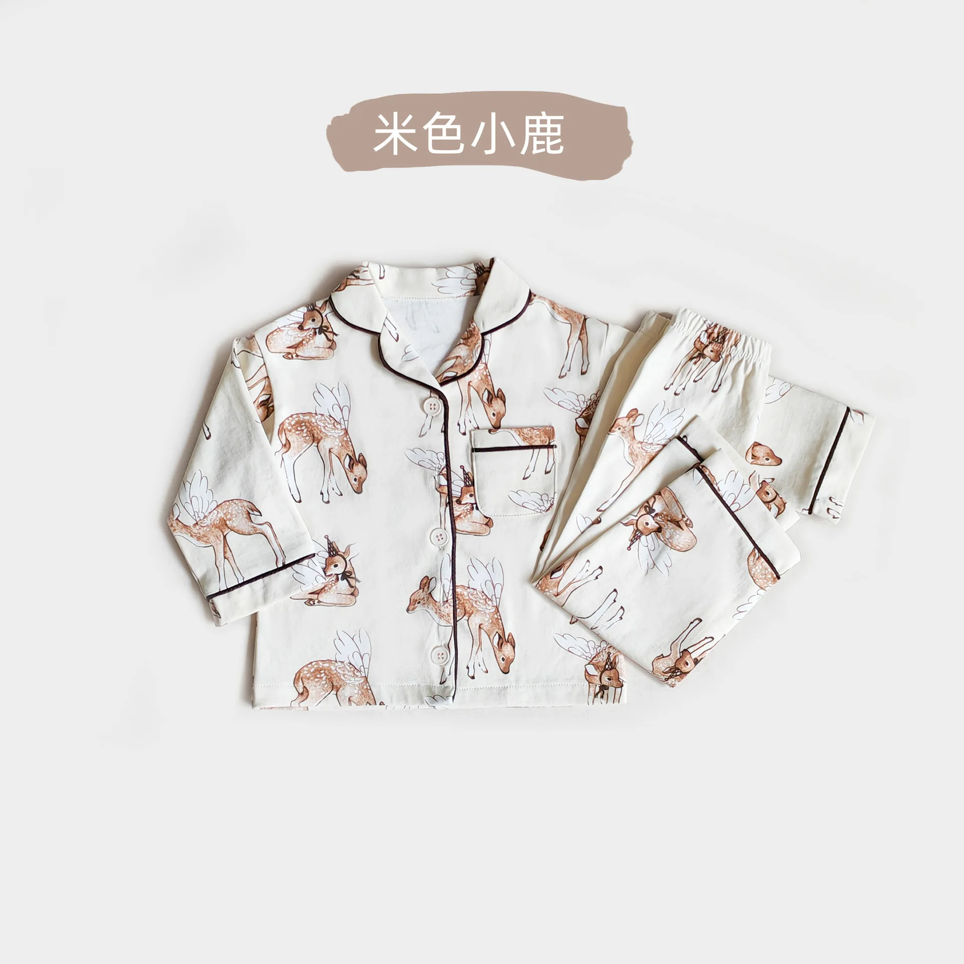 1-6T Kleinkind Kind Baby Junge Mädchen Kleidung Set 100% Baumwolle Herbst Winter Pyjamas Set Tiere Drucken top Hose Anzug PJ Homewear Outfit – Detail 16