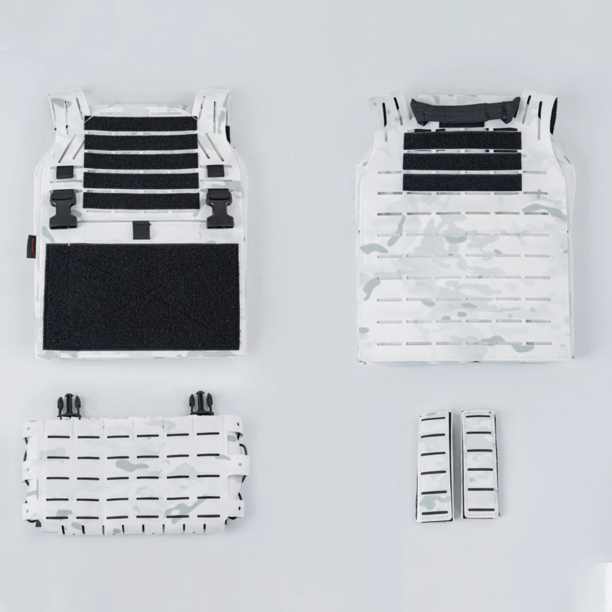 سترة تكتيكية مموهة للثلج مع حقيبة مجلة ثلاثية سترة صيد للصيد في الهواء الطلق لعب الأدوار والدعائم التلفزيونية #6