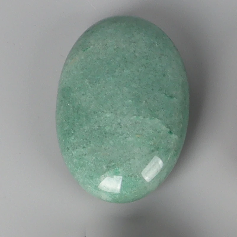 6*4 cm Jade Soap Stone Natural Aventurine Healing Massage Handle Piece palm stone Raw Crystal Craft Chakra Feng Shui Home Decor