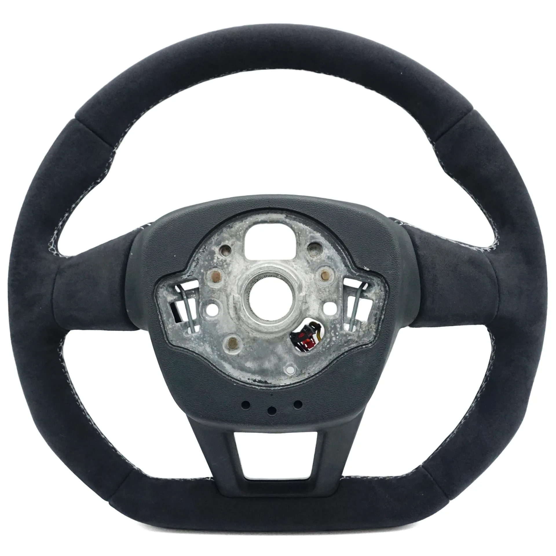 Suitable for Audi A6C8 A7 ABT standard A6C8 fully turned white wire with heated steering wheel