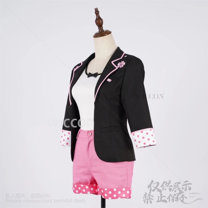 Comic Con Anime Ladybuu Cosplay Reddy Kostüm Schwarzer Mantel Rosa Speck Jirai Kei Mädchen Frau Perücken Miraculouss Kawaii Jk Angepasst