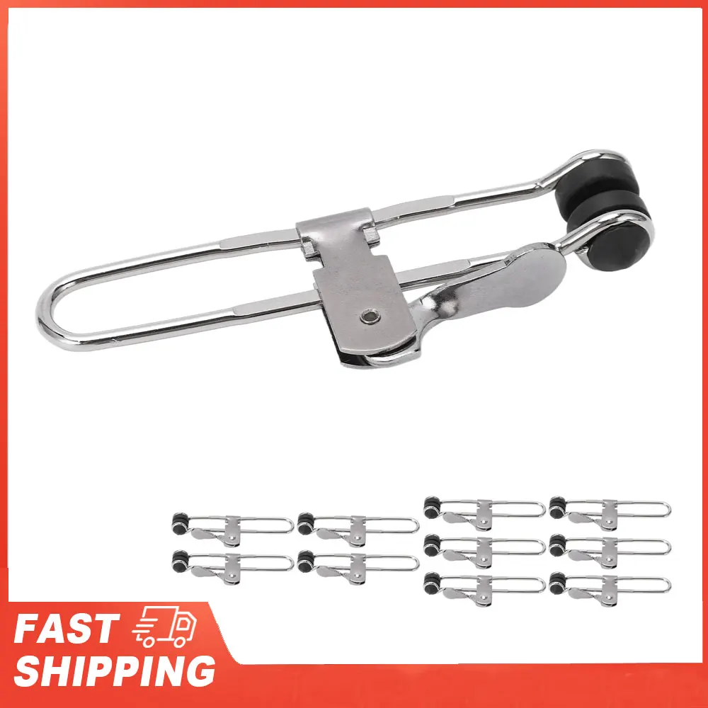 Lever Action Grid Clamp Multifunctional Stainless Steel Rust Proof Tile Mounting Clips Suspended Ceiling Tile Grip Clamps