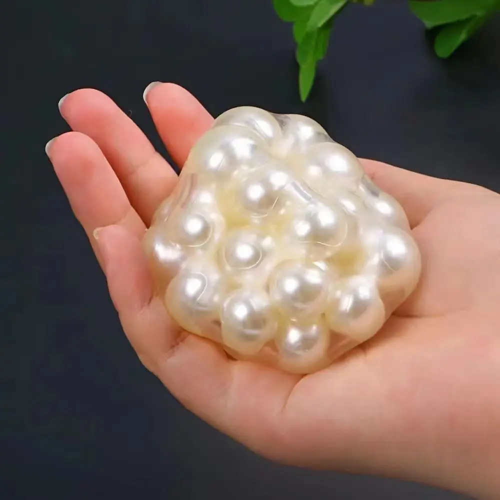 Perline Perla Palla rumorosa Giocattoli Mochi Ball TPR Perla Giocattolo da spremere Novità Palla carina Pizzico Agitarsi Giocattolo Lavoratori d'ufficio