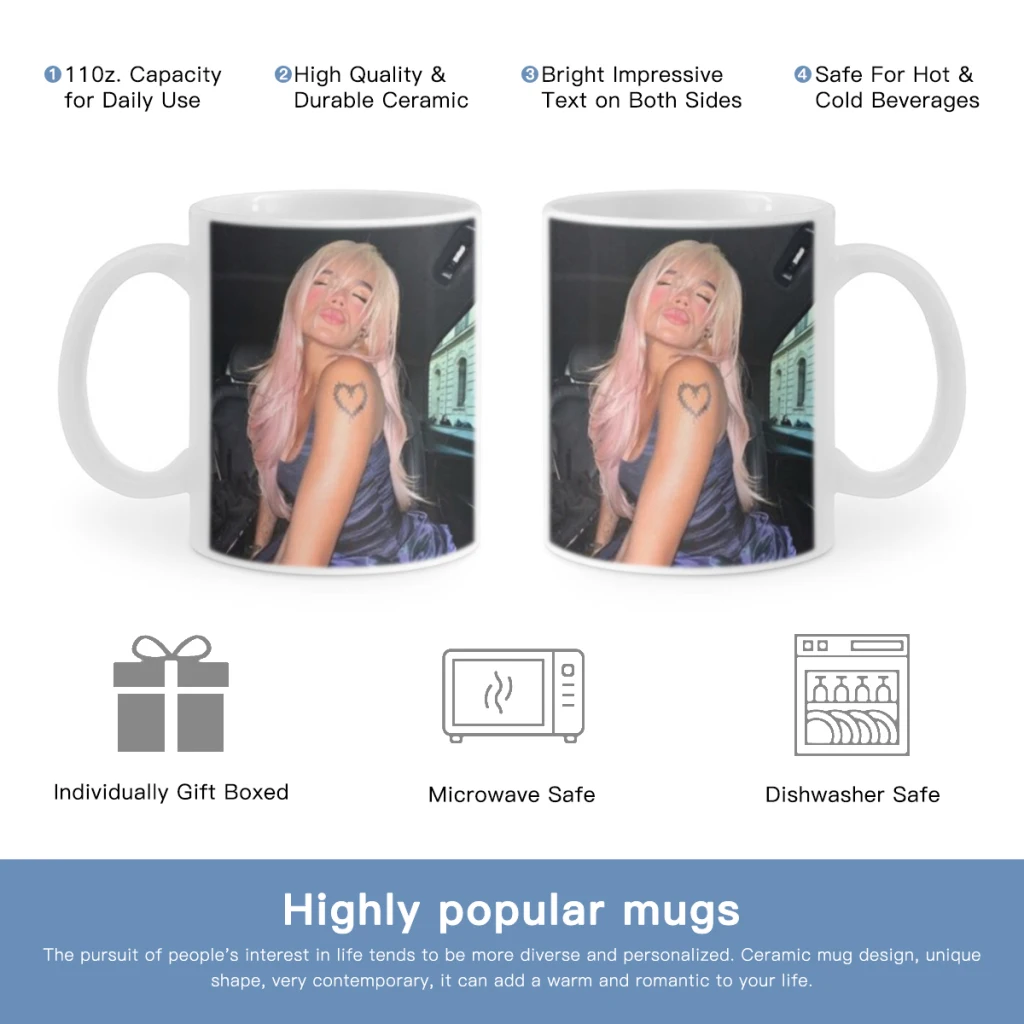 Singer karol g Free shipping Coffee Mug Custom Tea Cup Black Milk Beer Mugs Lovers Friends Gifts