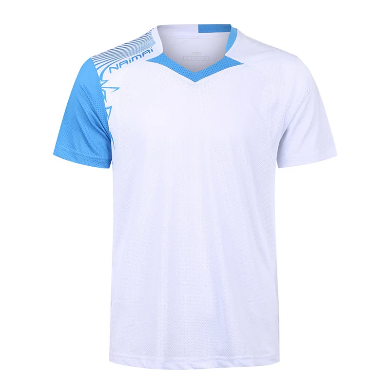 New Badminton shirts Men ,Running tshirt Tennis shirts Male ,Table tennis tshirt ,Quick dry Fitness sport training jersey 5062AB