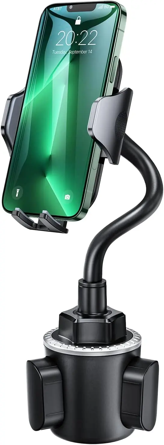 

2025 Enhanced 13' 360° Adjustable Gooseneck Car Phone Holder for iPhone/Samsung/Pixel 4.0-7.0'
