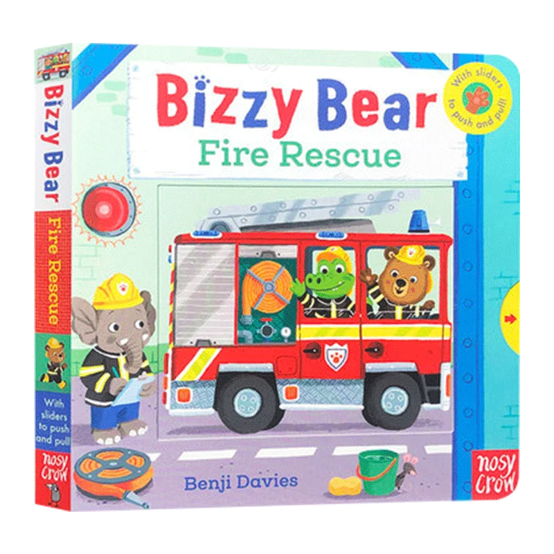 

Bizzy Bear Fire Rescue, Children's books aged 3 4 5 6, English picture book, 9780763665180