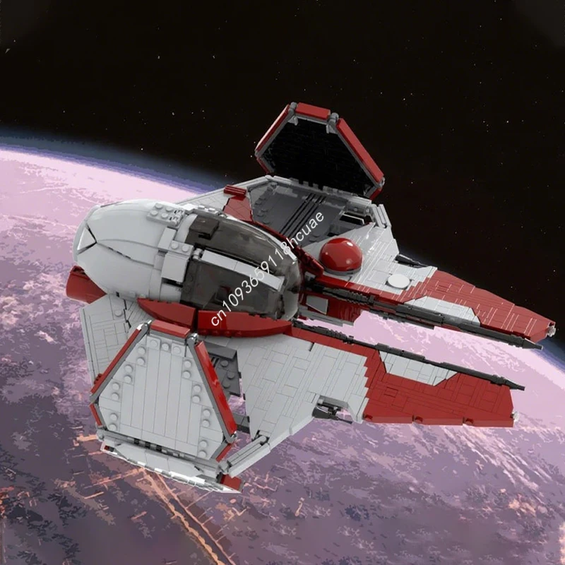 

1679 шт. MOC UCS Eta-2 Actis-класс-перехватчик Звездный боевой строительный блок Рождественский подарок Вдохновляющий креативный проект архитектуры