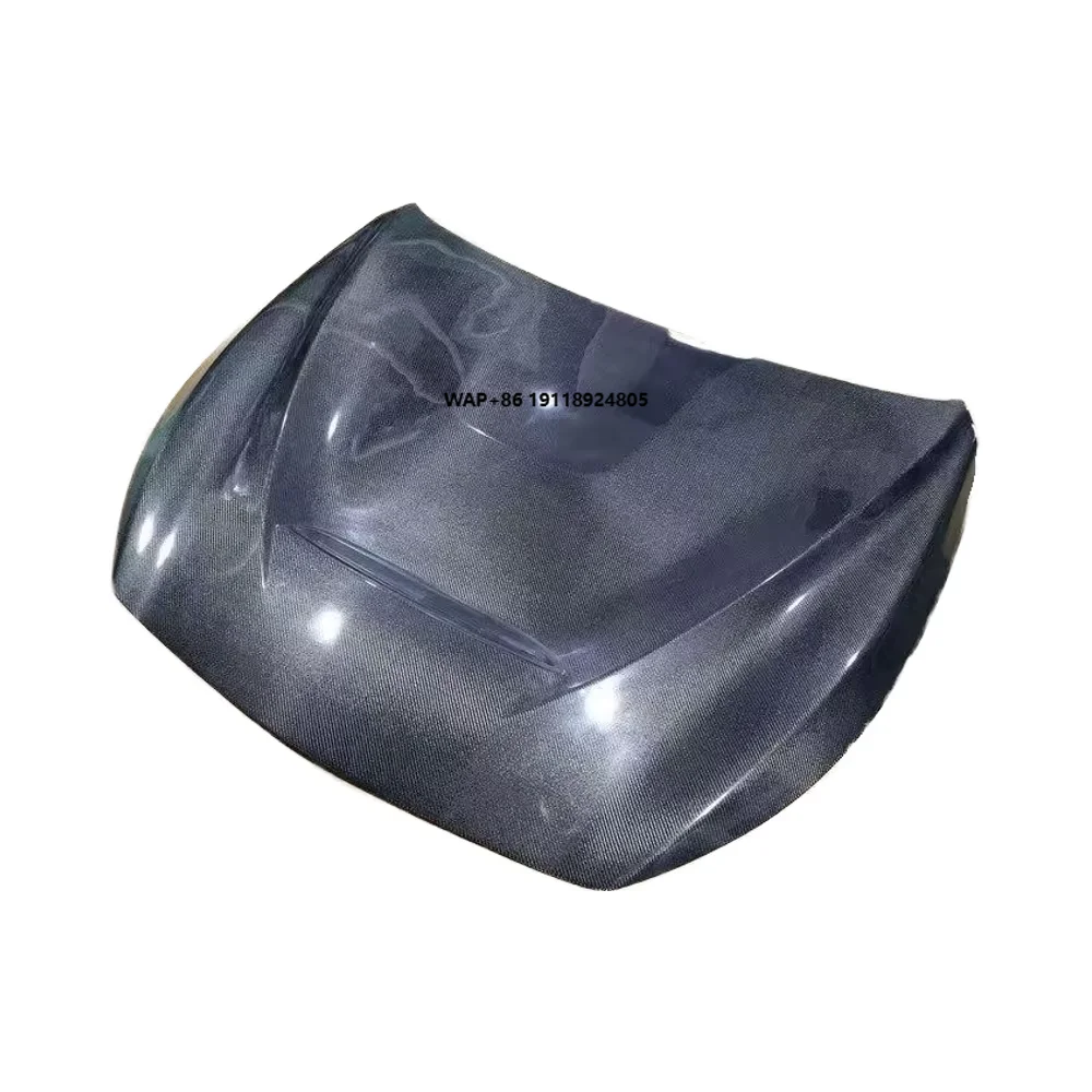 

2014-2021 Q50 Real Carbon Fiber Front Hood Bonnet Cover New Condition with Included Clips