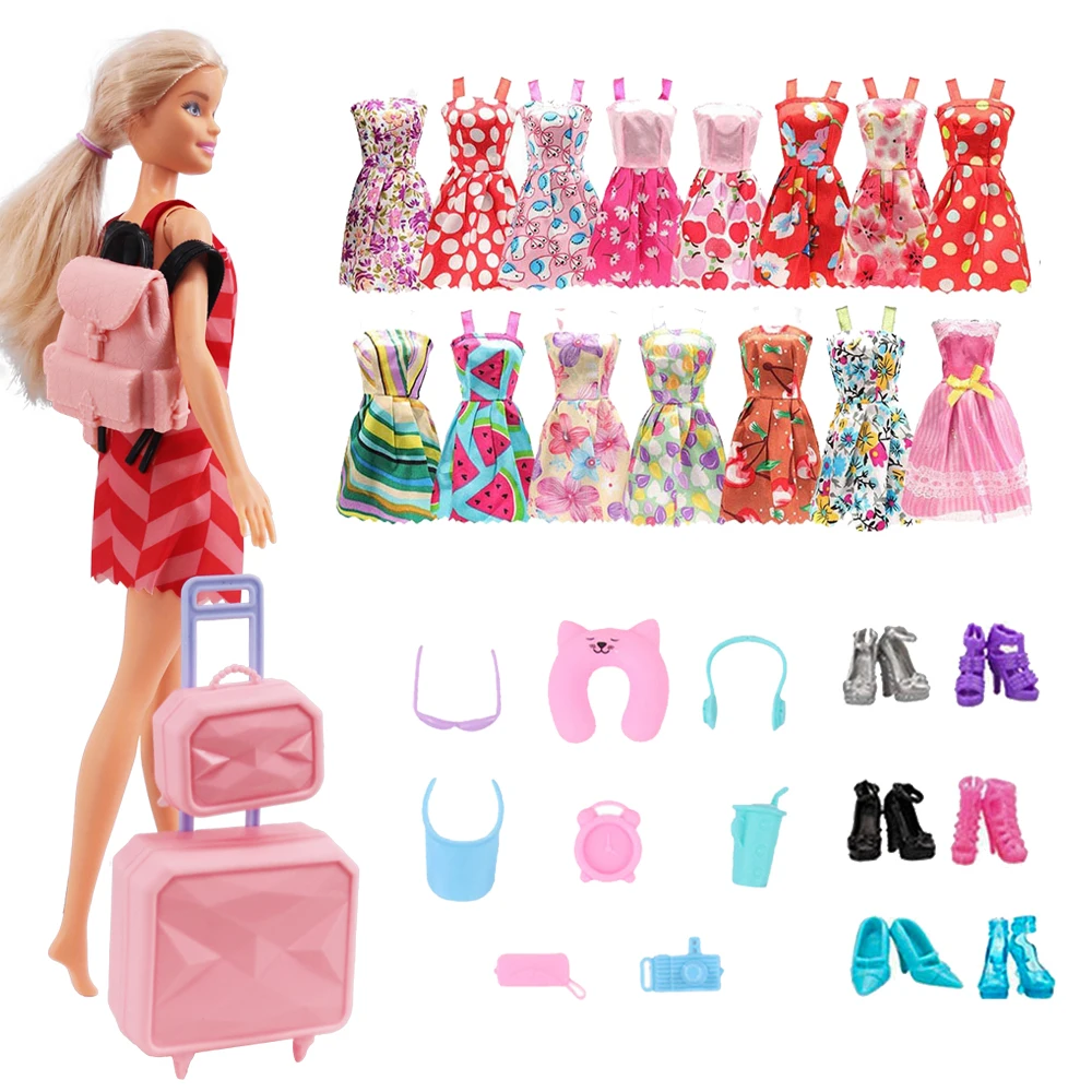 Various Set Barbies Doll Clothes Swimsuits Bikini Accessories for Barbie Doll Shoes Boots Skateboard For Barbie Doll Accessories