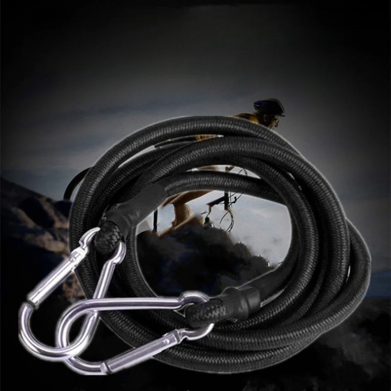 300CM Safety Cable Survival Rope With Hooks Wear-Resistant Bold Paracord Hiking Rock Climbing Rope Outdoor Camping Accessories