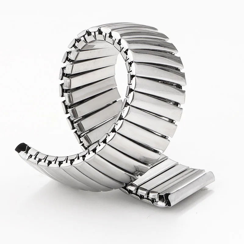 Cinturino per orologio elastico in acciaio inossidabile 12mm 14mm 16mm 18mm 20mm 22mm Uomo Donna Bracciale universale Accessori per cinturino di espansione in metallo