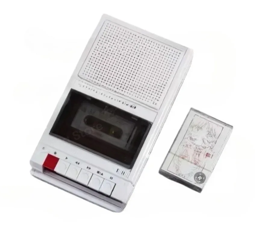 

Magnetic tape player can be played externally and recorded on cassette tapes. Old radio