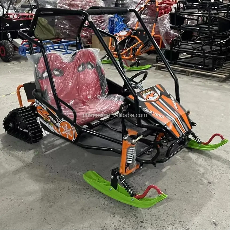 Factory price electric snowmobile snowscoot tracked snow vehicle for sale