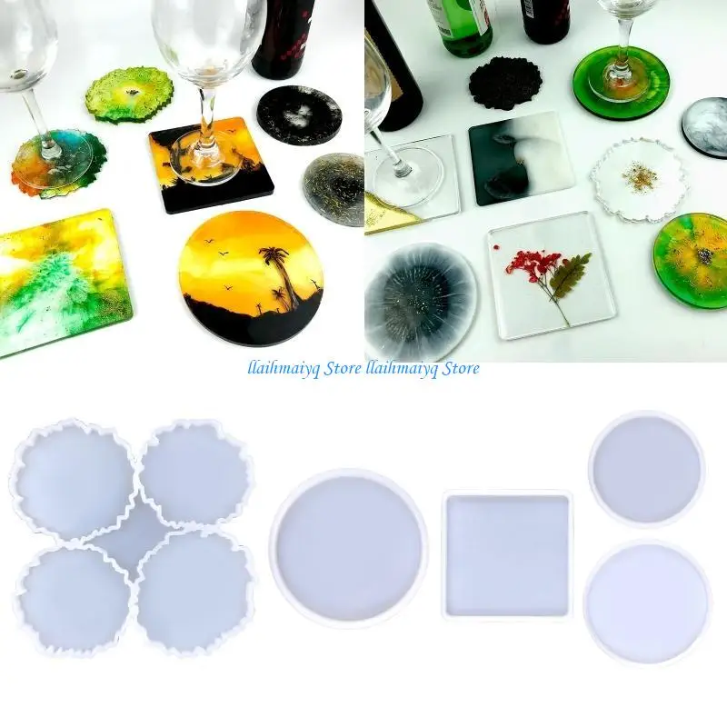 573B Silicone Resin Mold Epoxy Resin Casting Mold for Bowl Mat Holder