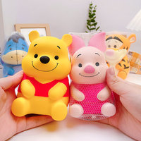 Anime Eeyore Piglet Stress Relief Toys Soft Doll Cute Slow Rebound Squeeze Toy Office Desktop Decor Decompression Toy Kids Gift