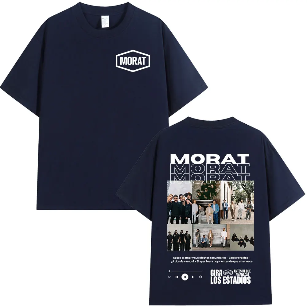 Morat Band Graphic T-shirts Men Women Clothing Fashion Hip Hop T-shirt Casual Cotton Oversized Short Sleeve T Shirts Streetwear