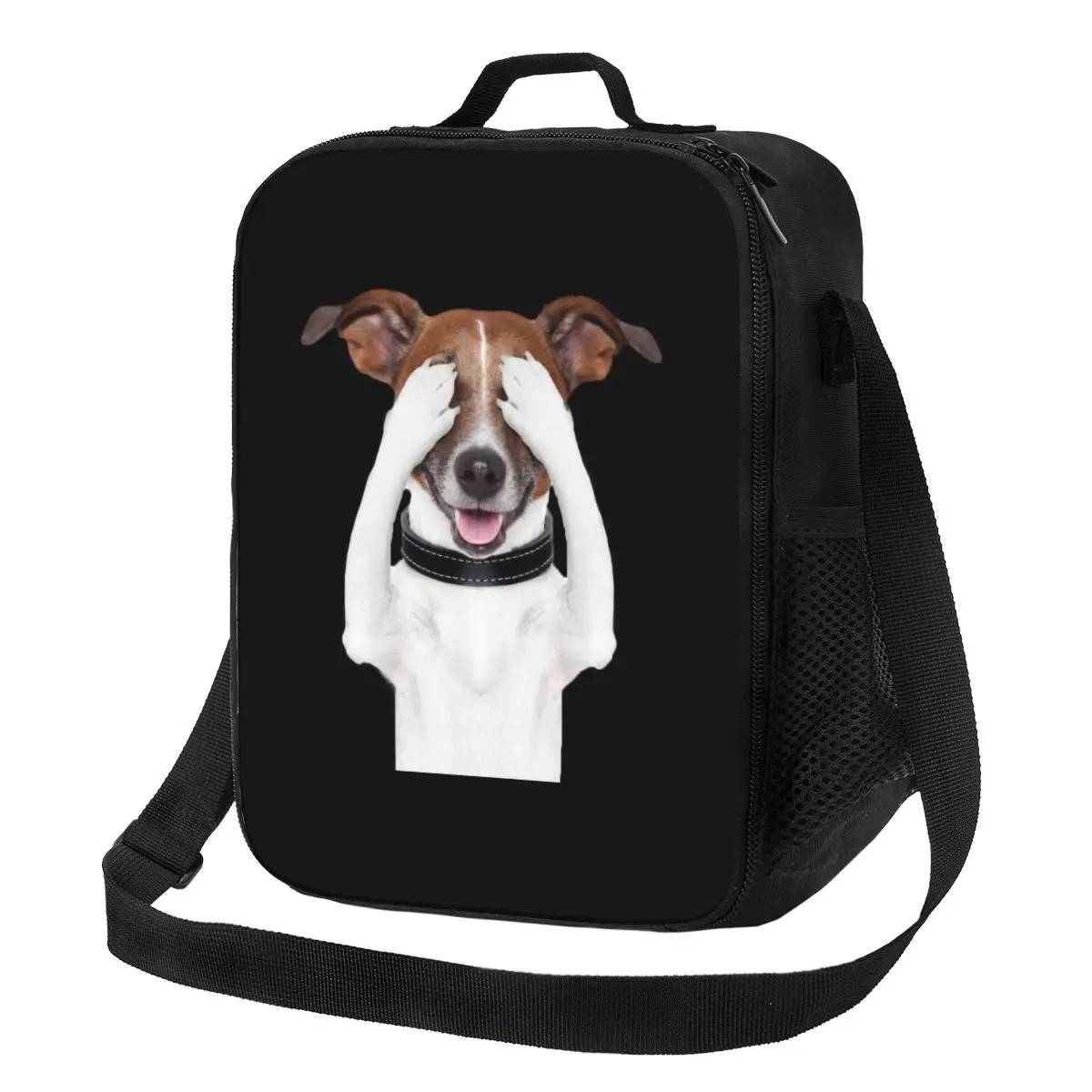 

Cute Jack Russell Terrier Dog Meme Insulated Lunch Bag for Women Pet Animal Thermal Cooler Lunch Tote Beach Camping Travel