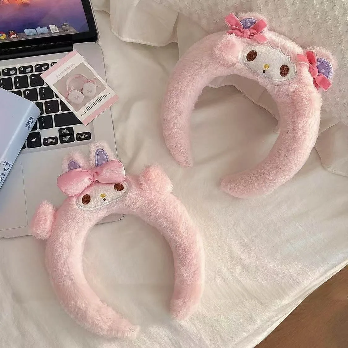 1pcs2025 طوق شعر جديد لطيف الكرتون المنزل الشامبو مشبك شعر طوق الرأس طوق الشعر #3